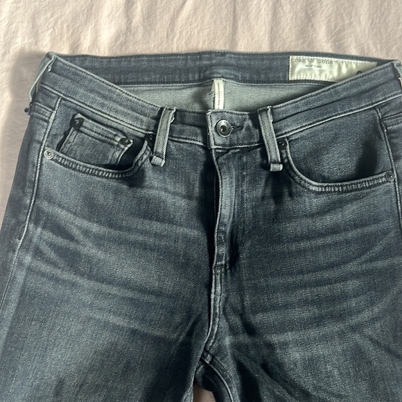 RAG & BONE Cate Mid-Rise Ankle Skinny with Side Zipper in “Abbey Road” - Picture 9 of 14